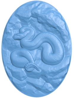 Oval snake picture