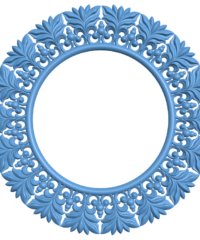 Picture frame or mirror circle
