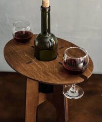 Wine and glass table