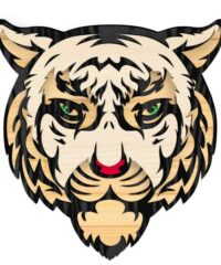 3D layered tiger