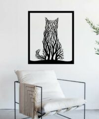Cat tree wall decor