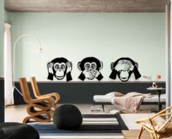 Funnny monkey wall decor