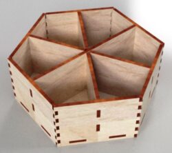 Hexagonal box