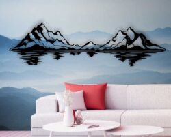 Mountain wall decor