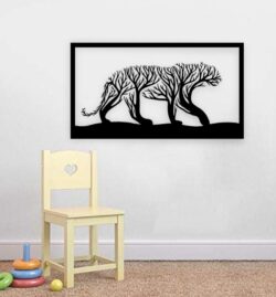 Tiger tree wall art