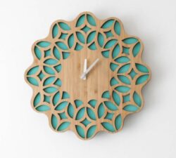 3D Unique Wooden Wall Clock