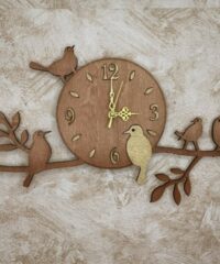 Birds On Branch Wall Clock