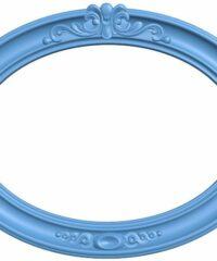 Picture frame or mirror - oval