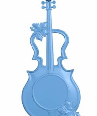 Violin-shaped clock