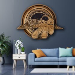 Wall Decor Man In Space Art