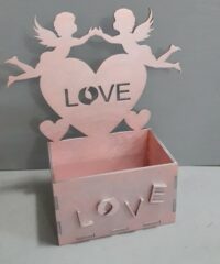 Box with Angels Love Heart