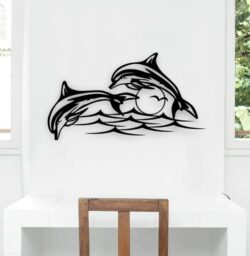 Dolphin wall decor
