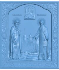 Icon of St. Sergius and St. German