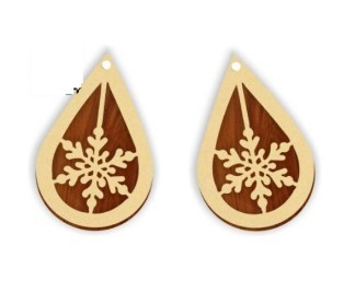 Snowflake earring