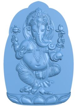 Painting of the elephant god Ganesha