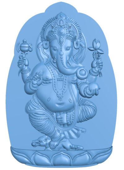 Painting of the elephant god Ganesha