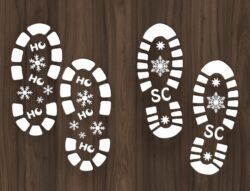 Santa’s footprints