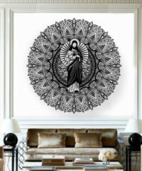 The heart of Jesus with mandala