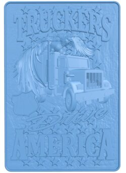 American trucker logo