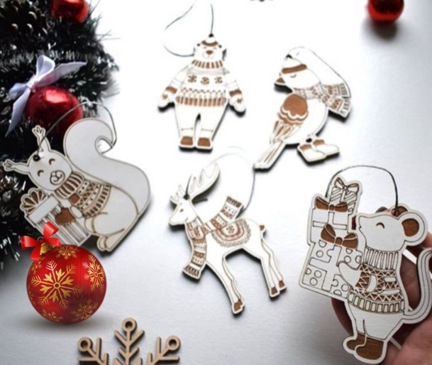 Animal Christmas Ornaments