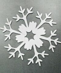 Christmas Floral Snowflake
