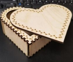 Heart Shaped Trinket Box