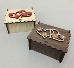 Heart Wooden Box