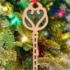 Key Christmas Tree Ornament