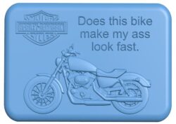 Painting of Harley Davidson motorcycles