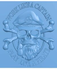 Skull capatain sailor
