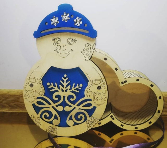 Snowman Christmas Gift Box