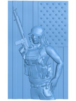 Soldier woman