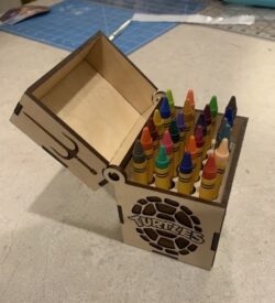 Wooden Crayon Box
