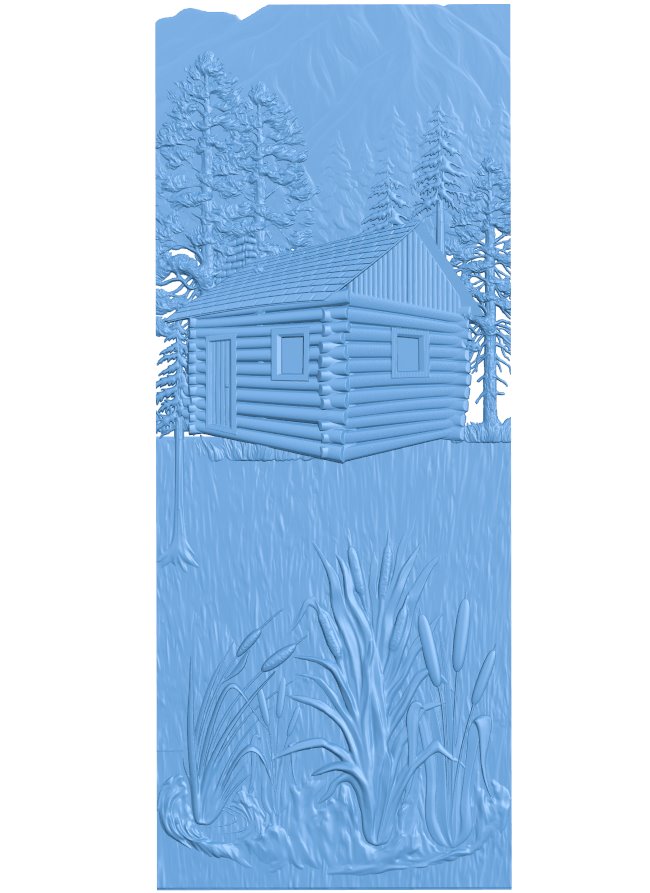 Wooden house painting
