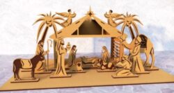 3d Nativity stand