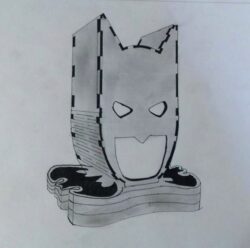 Batman Head Lamp