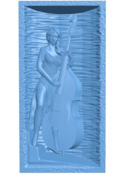 Girl with double bass