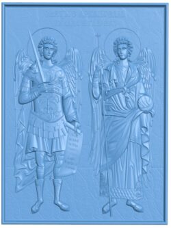 Icon of the Holy Archangels Michael and Gabriel