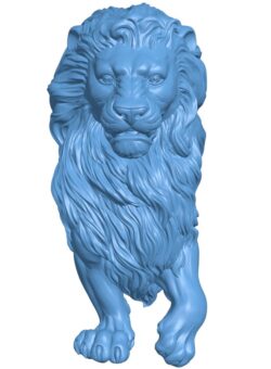 Lion statue for ladder