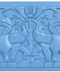 Pattern decor design elephant