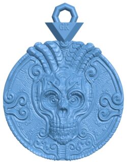 Skull medallion