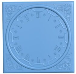 Wall clock pattern