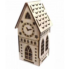 Wooden Christmas house