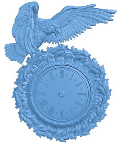 Eagle wall clock