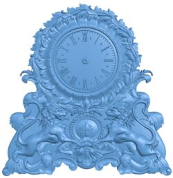 Lions wall clock