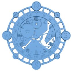 Mechanical wall clock