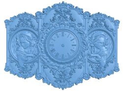 Two ladies wall clock