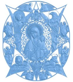 Icon of the Theotokos - The Burning Bush
