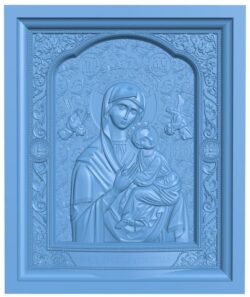 Icon Of The Mother Of God Of Perpetual Help