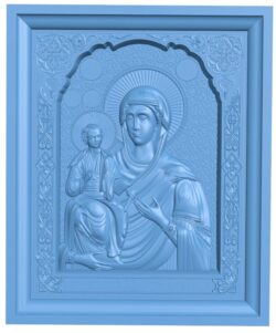 Icon Of The Mother Of God Of Three Hands